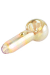 Gold Fumed Glass Hand Pipe