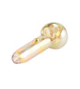 Gold Fumed Glass Hand Pipe